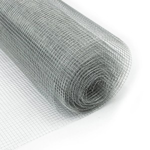 Aufgerollter, verzinkter KARAT Drahtgitter Volierendraht, Maschenweite 6,3mm, für Zaunbau & Sichtschutz.